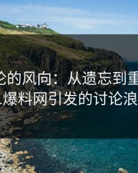 网络评论的风向：从遗忘到重新审视，51爆料网引发的讨论浪潮