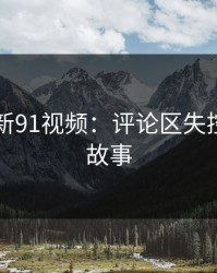 91网与新91视频：评论区失控的背后故事